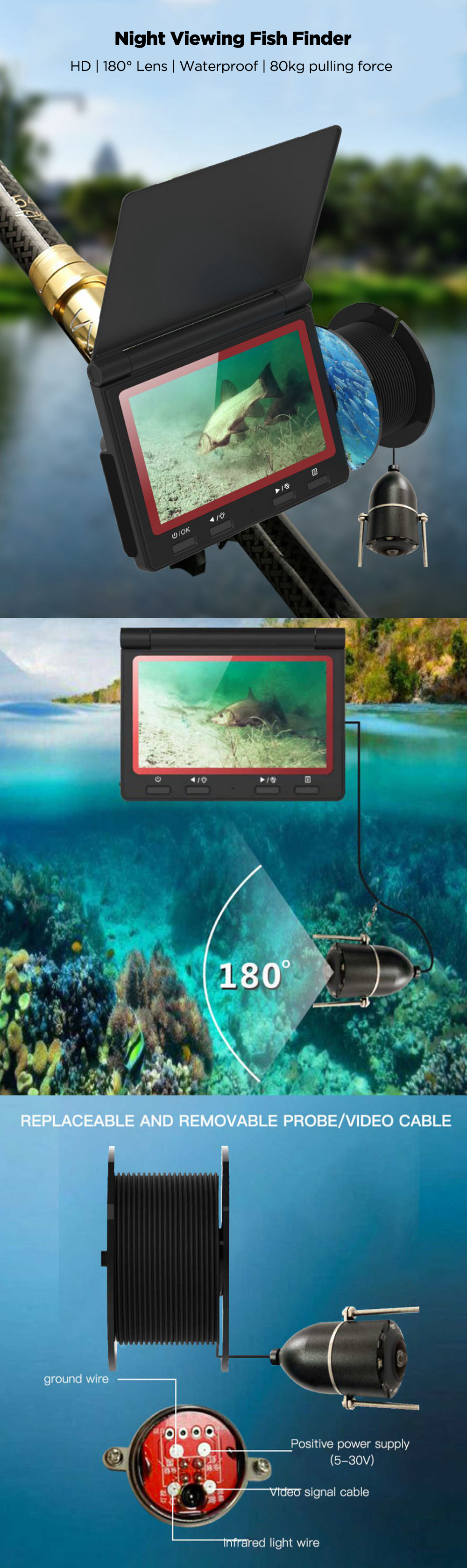 ZANLURE-X6C-Fish-Finder-Underwater-Waterproof--Visual-Fishing-Camera-720P-5MP-180deg-Adjustable-Wire-1773257-1