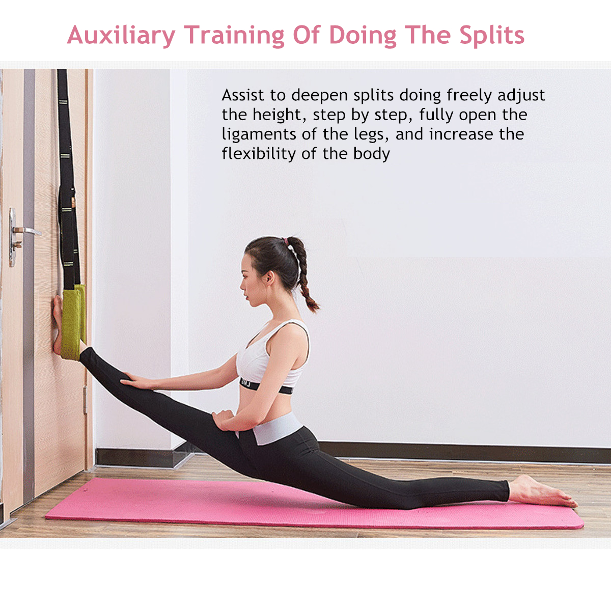 Door-Mount-Flexibility-Wasit-Training-Belt-Leg-Stretcher-Strap-Pilates-Gymnastics-Yoga-Band-Exercise-1675057-6
