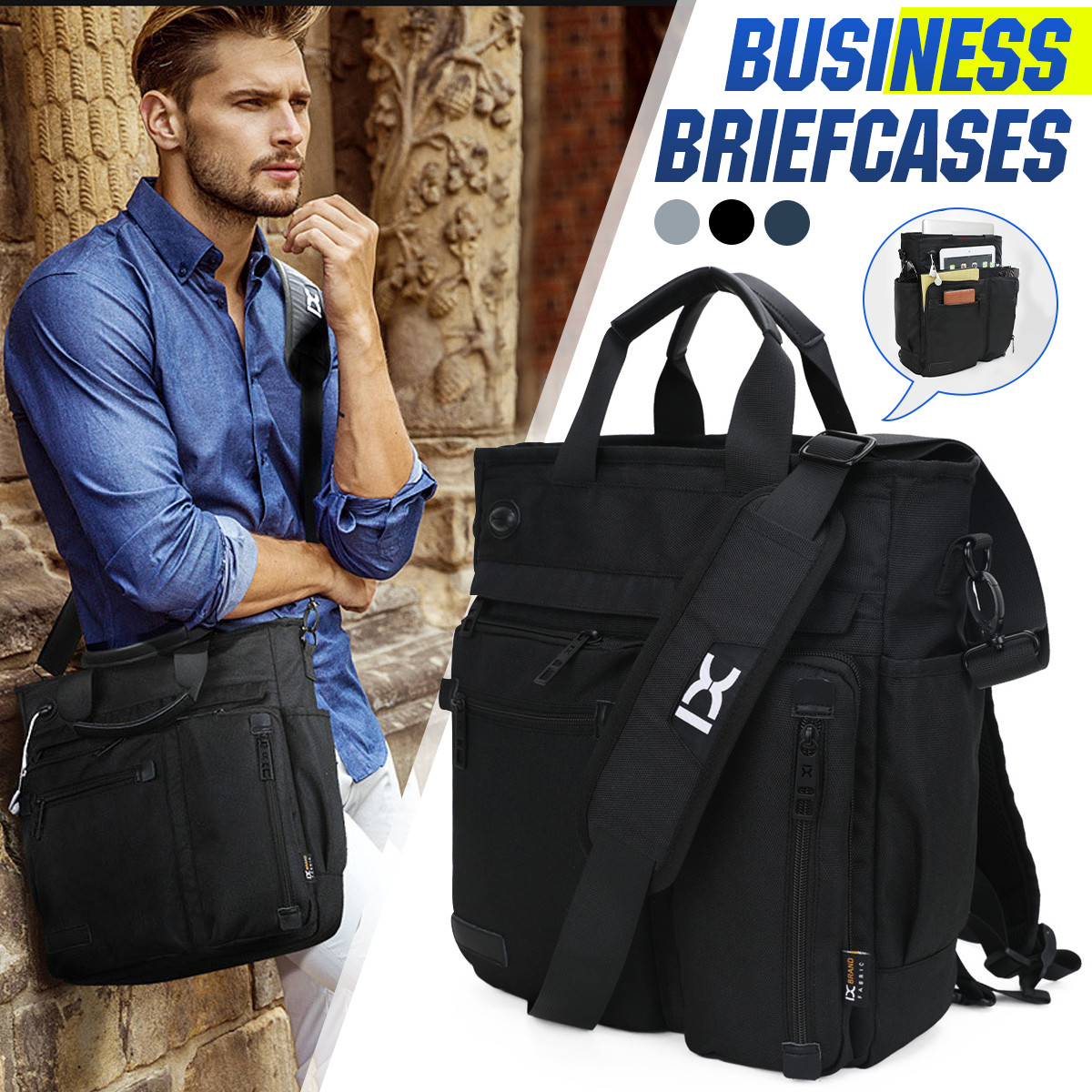 Multi-function-Nylon-Leisure-Men-Bag-Large-Capacity-Tote-Briefcases-Shoulder-Handbag-Travel-Hiking-B-1646973-1