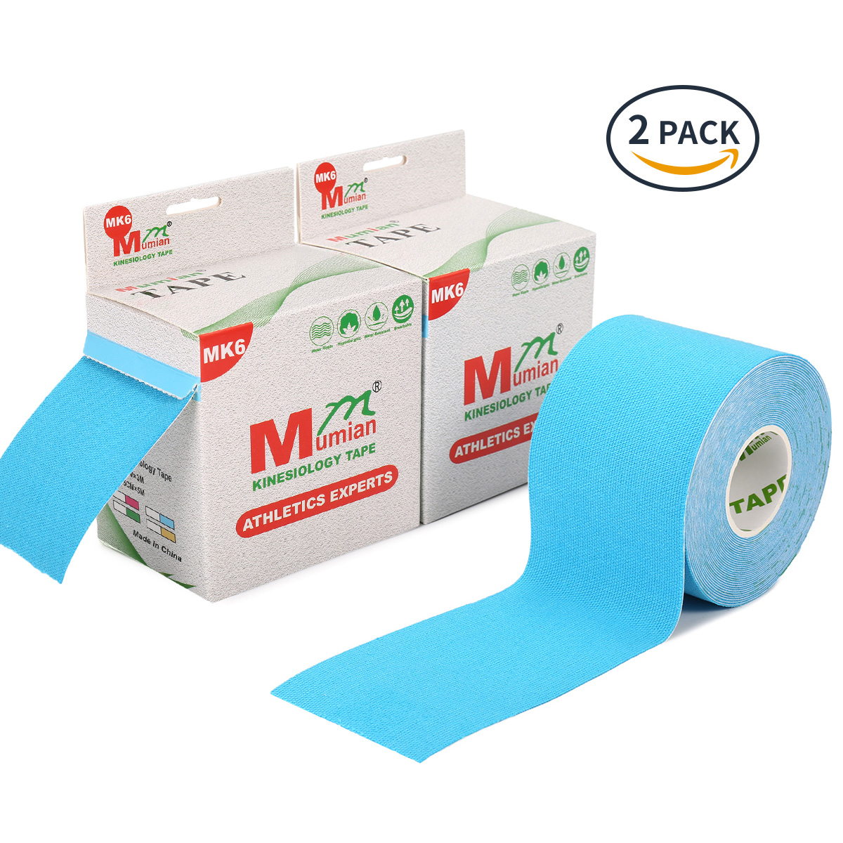 Uncut-Muscle-Support-Tape-2-Roll-of-Elastic-Muscle-Support-Tape-Waterproof-Sports-Strapping-Tape-For-1474487-1