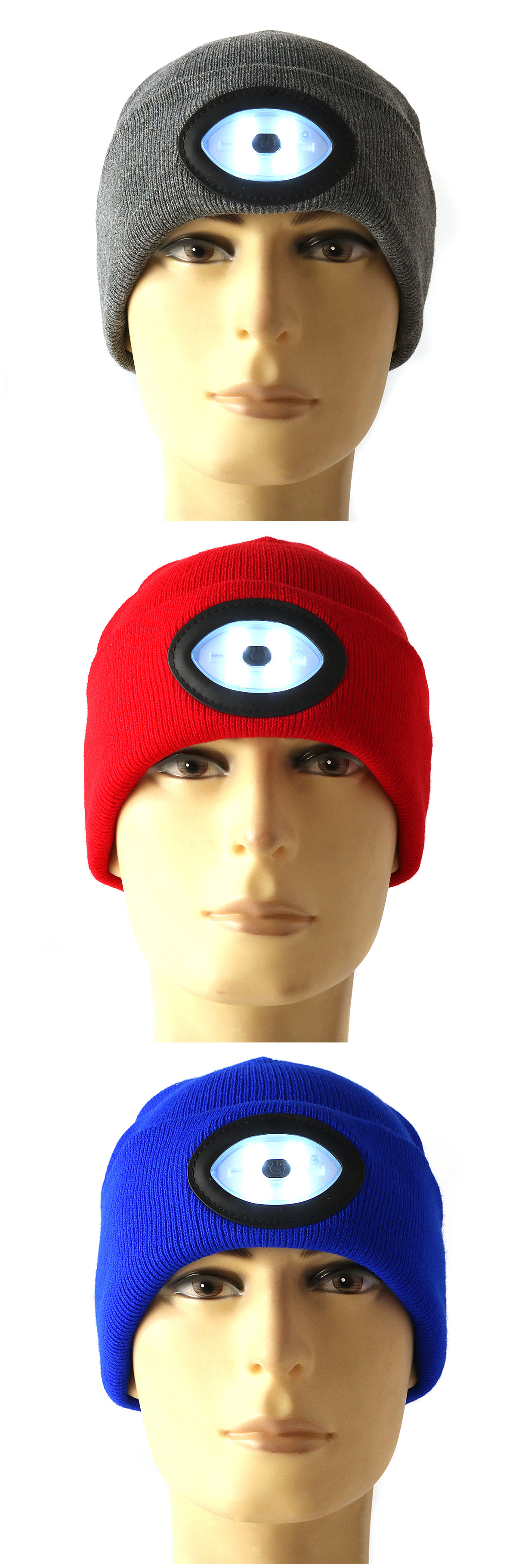 Sports-Running-6-LED-Beanie-Knit-Hat-Rechargeable-Cap-Light-Camping-Climbing-Lamp-1133127-3