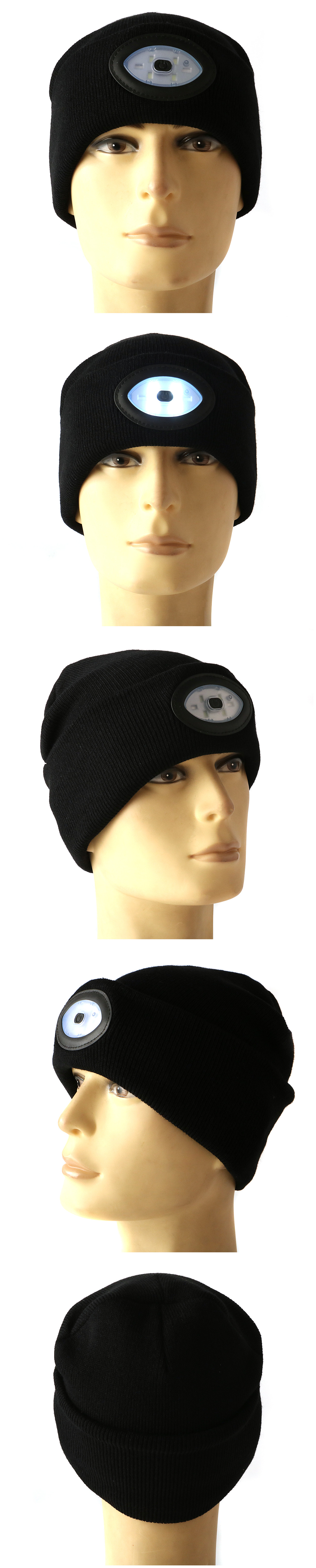 Sports-Running-6-LED-Beanie-Knit-Hat-Rechargeable-Cap-Light-Camping-Climbing-Lamp-1133127-4
