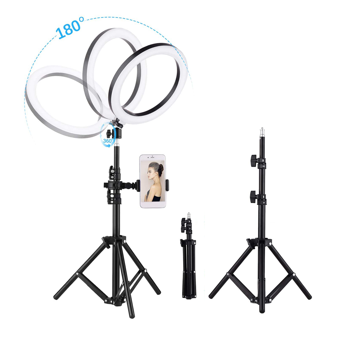 10-Inch-Selfie-Ring-Light-Kit-3-Lighting-Modes-USB-Powered-with-Phone-Holder-1727363-3