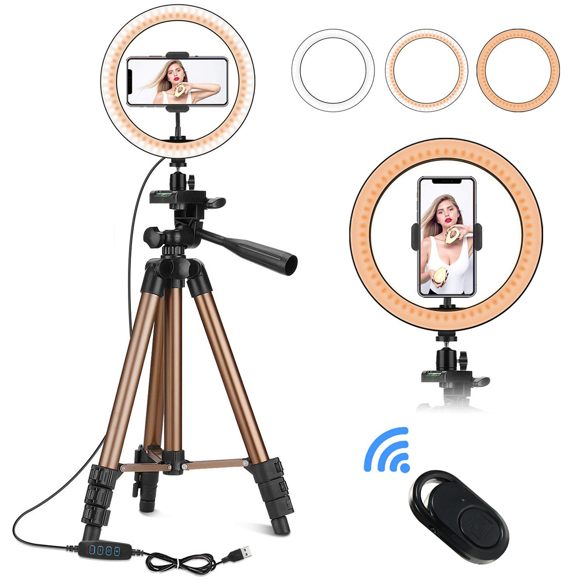 Controllable-6-inch-10-inch-LED-Selfie-Ring-Light--Tripod-Stand--Phone-Holder-Photography-YouTube-Vi-1646618-5