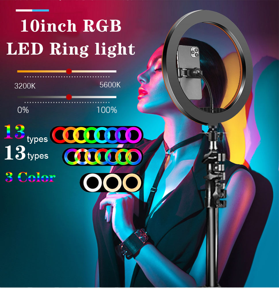 ORSDA-10-inch-Ring-Fill-Light-Tripod-RGB-LED-Ring-Light-26-Colors-Remote-Control-Adjustment-USB-Plug-1827543-1