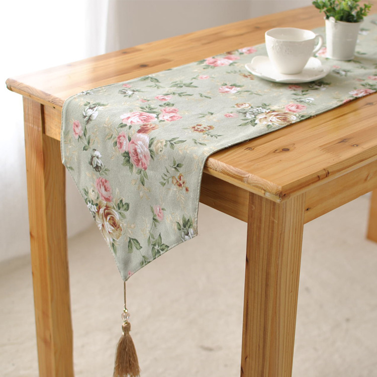 Elegant-Rose-Cotton-Linen-Table-Runner-Desk-Cover-Heat-Insulation-Bowl-Pad-Tableware-Mat-1089099-1