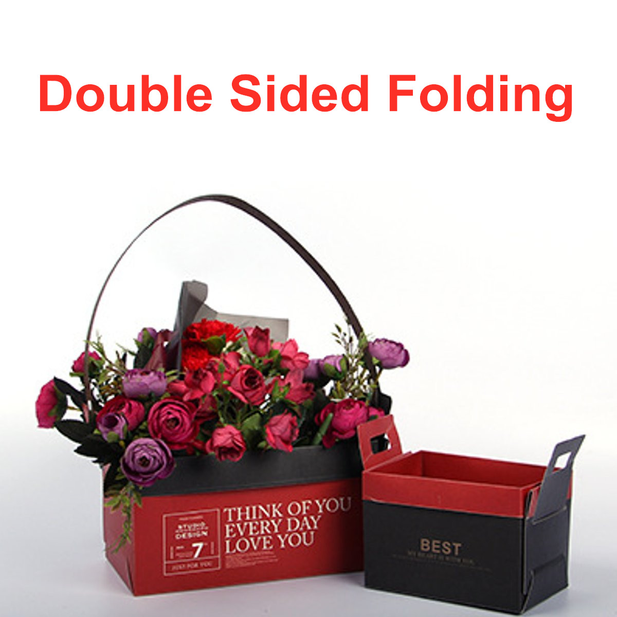 Folding-Flower-Boxes-Paper-Floral-Wrapping-Gift-Party-Wedding-Handle-10PcsSet-1803713-2