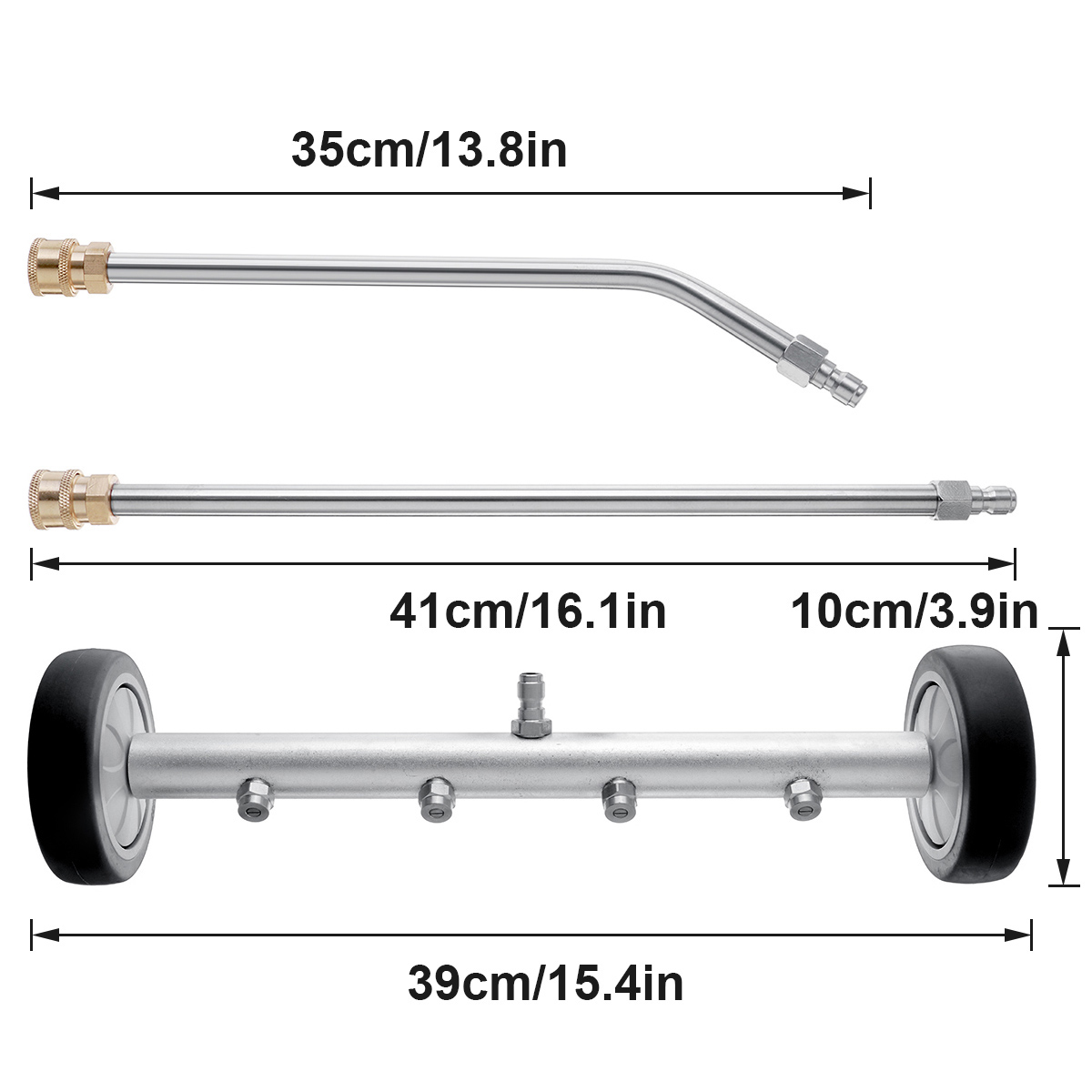 2-IN-1-Pressure-Washer-Undercarriage-Cleaner-4000PSI-Underbody-Car-Wash-Broom-US-1936837-14