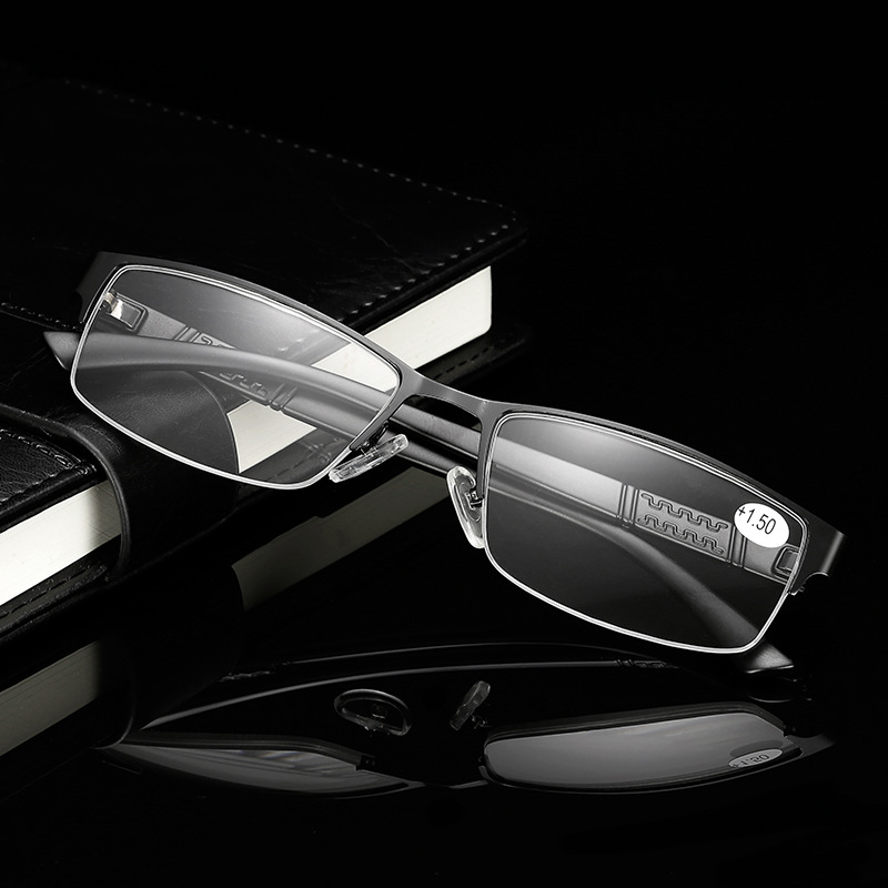 Stainless-Steel-Resin-Lens-Reading-Glasses-Half-Frame-Presbyopic-Glasses-1284130-1