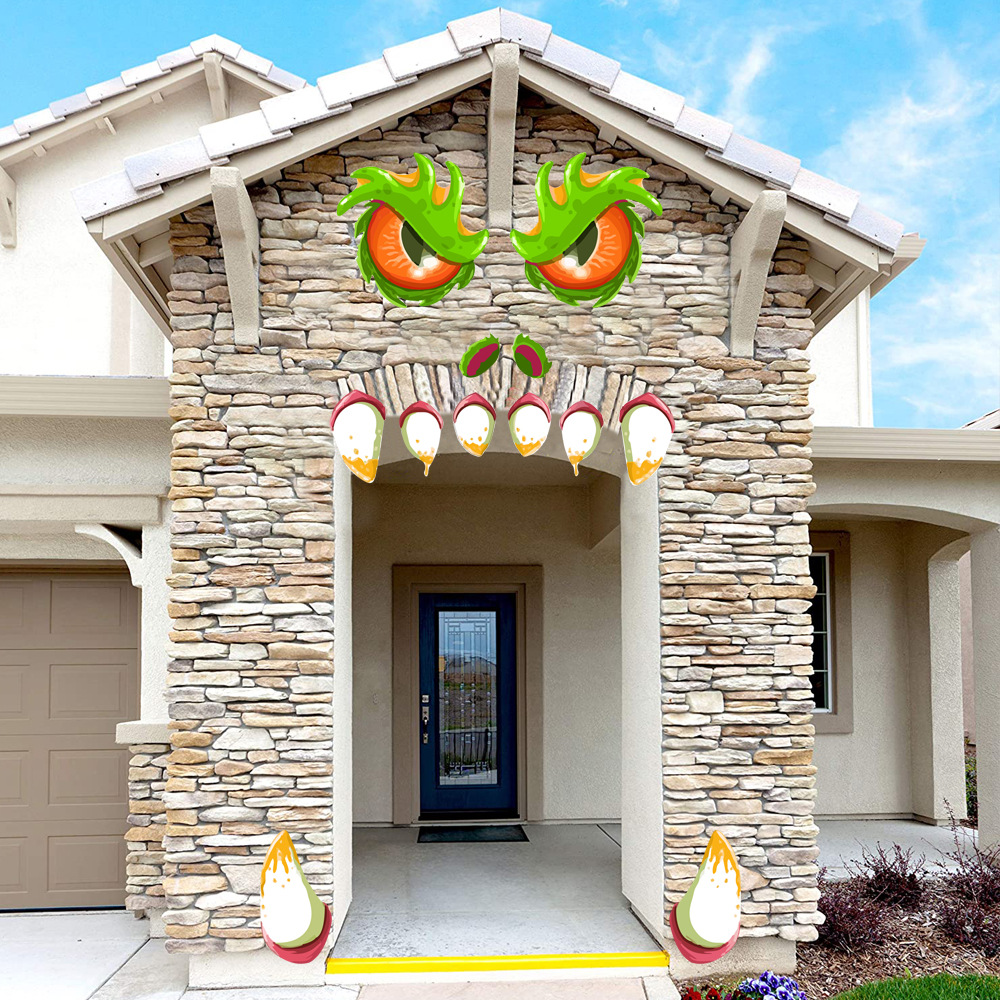 Halloween-Scary-Monster-Face-Devil-with-Eyes-Teeth-Cutouts-Combination-Sticker-Window-Gateway-Door-C-1795001-8