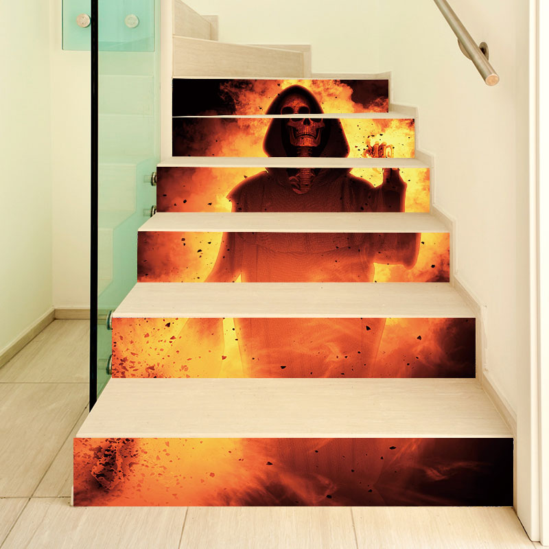 Miico-LT013-Halloween-Sticker-Stair-Sticker-Novetly-Wall-Sticker-Removable-Stickers-1575477-3