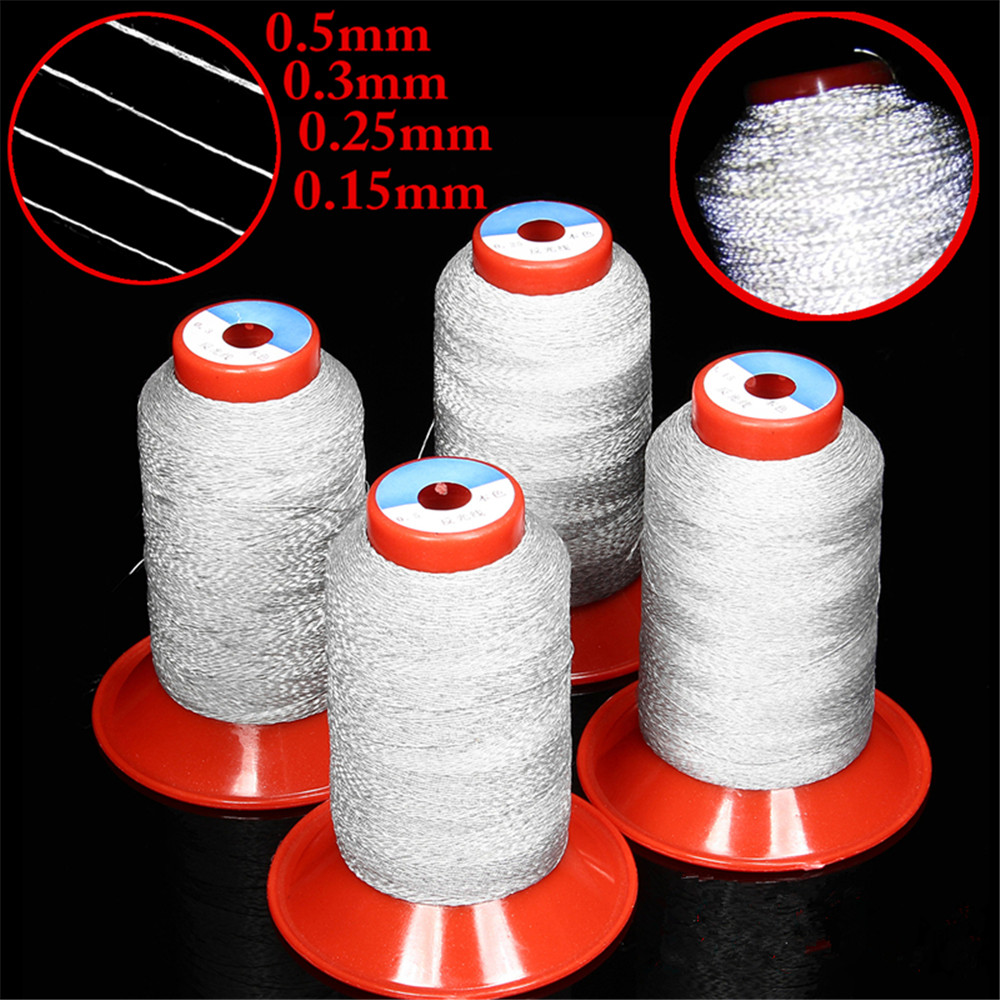 1000m-05mm03mm025mm015mm-Polyester-Reflective-Sewing-Tools-Sewing-Thread-Line-Silver-1427832-1