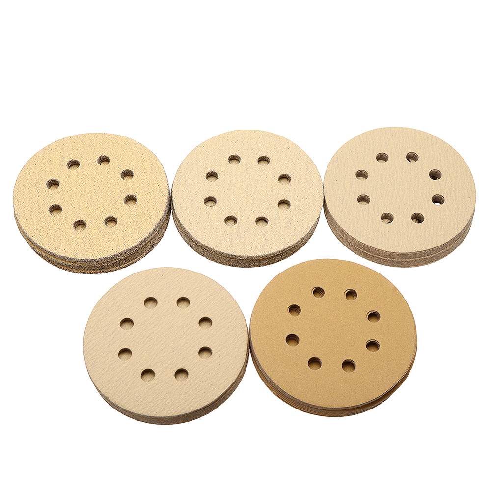 100pcs-5-Inch-6080120150240-Grit-Sanding-Discs-125mm-8-Holes-Sandpaper-Sanding-Polishing-Pad-1710238-2