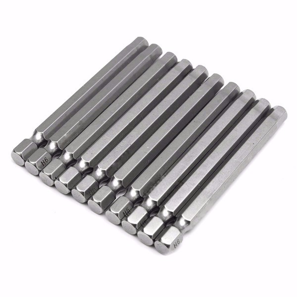 10pcs-75mm-14-Inch-Shank-Screwdriver-Bits-Set-6mm-Hex-Head-Magnetic-Screwdriver-Bits-1111755-2