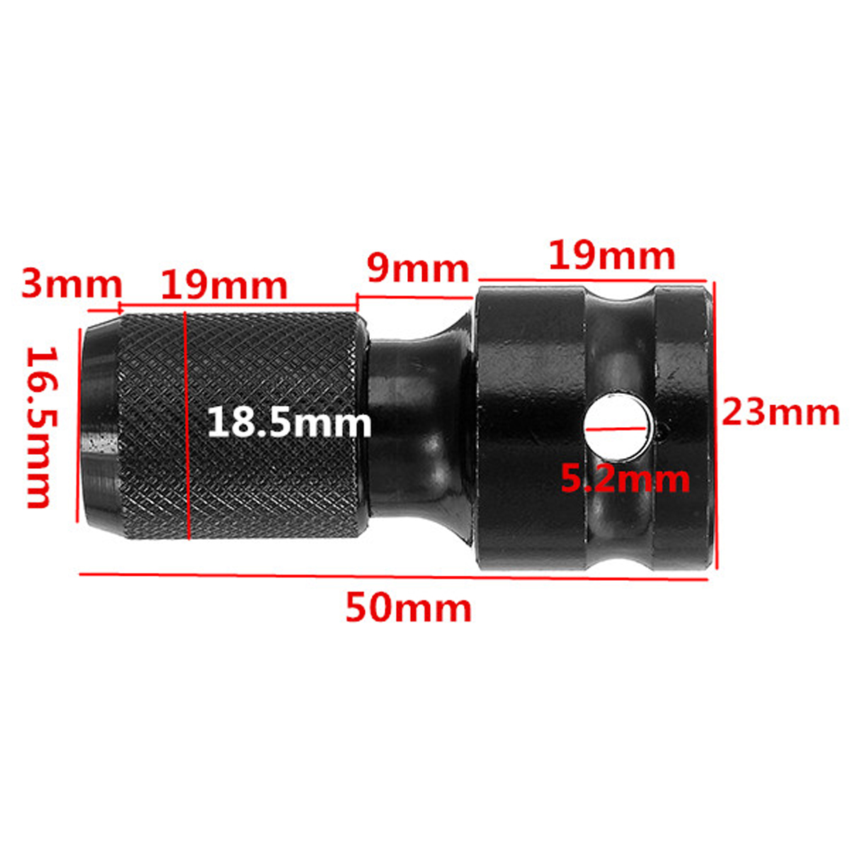 12-Inch-Square-To-14-Inch-Hex-Female-Telescopic-Socket-Adapter-Drill-Chuck-Converter-Impact-Driver-1248021-3