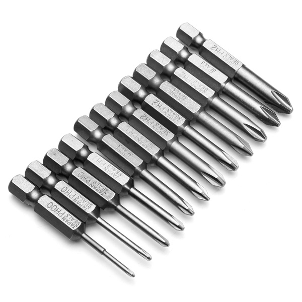 12pcs-50mm-14-Inch-Hex-Shank-Magnetic-Phillips-Cross-Screwdriver-Bits-946358-1