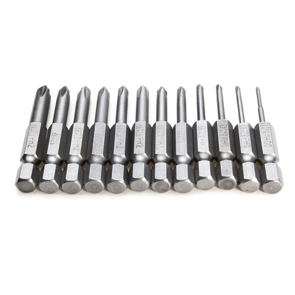 12pcs-50mm-14-Inch-Hex-Shank-Magnetic-Phillips-Cross-Screwdriver-Bits-946358-5