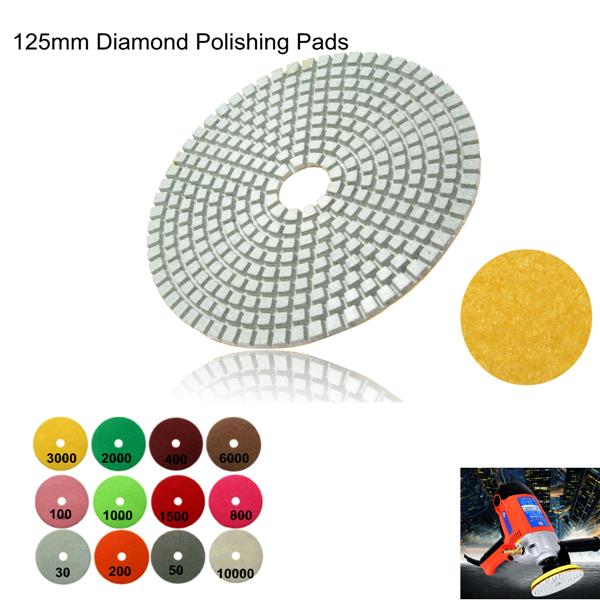 1Pc-30-10000-Grit-Diamond-Wet-Polishing-Pad-Wheel-125mm-For-Marble-Concrete-Granite-1097471-1
