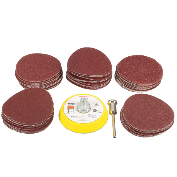 2-Inch-50mm-M6-Self-adhesive-Wool-Polishing-Disc-with-50pcs-60-to-180-Grit-Sand-Paper-1090389-2