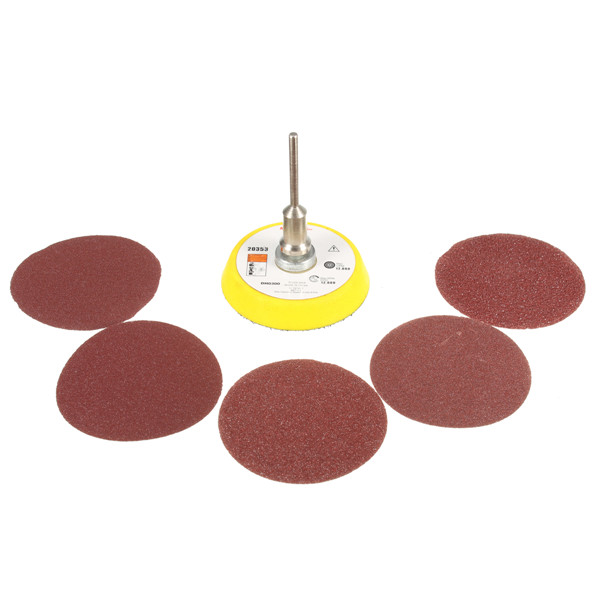 2-Inch-50mm-M6-Self-adhesive-Wool-Polishing-Disc-with-50pcs-60-to-180-Grit-Sand-Paper-1090389-4