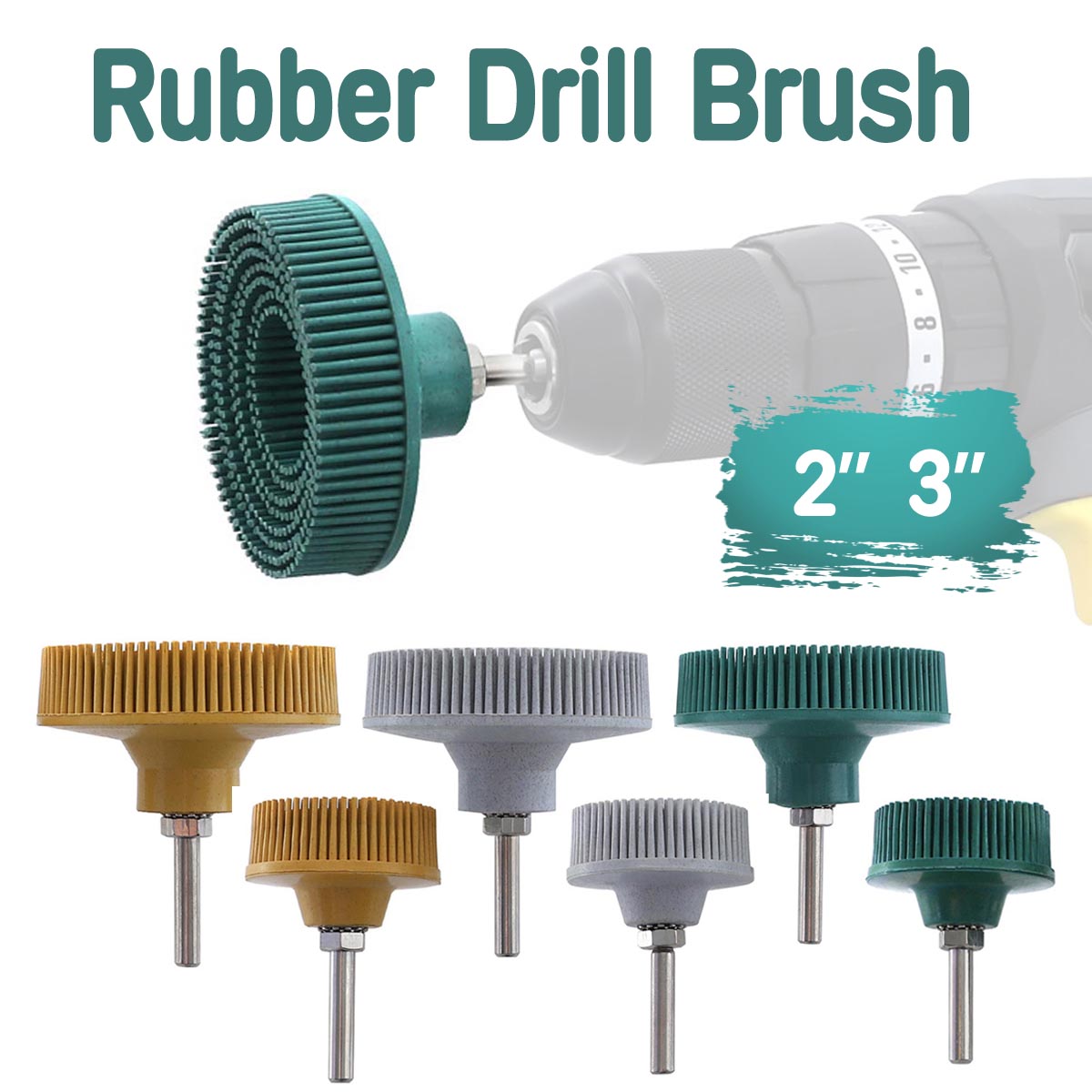 2-or-3-Inch-Rubber-Tapered-Bristle-Disc-Drill-Brush-Attachment-Deburring-Disc-Brush-1707843-1