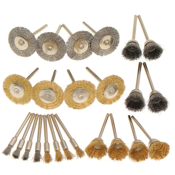 24pcs-Wire-Steel-Brass-Brushes-Set-Polishing-Brush-Wheels-for-Dremel-Rotary-Tool-1062060-3