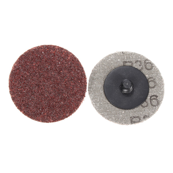 25pcs-2-Inch-36-Grit-R-Type-Abrasive-Sanding-Discs-Roll-Lock-Sanding-Pads-1097418-4