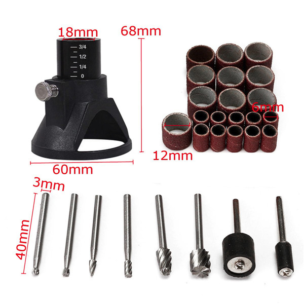 29pcs-Drill-Carving-Positioner-Locator-with-Sanding-Bands-and-Rotary-Burr--for-Rotary-Tool-1079287-2