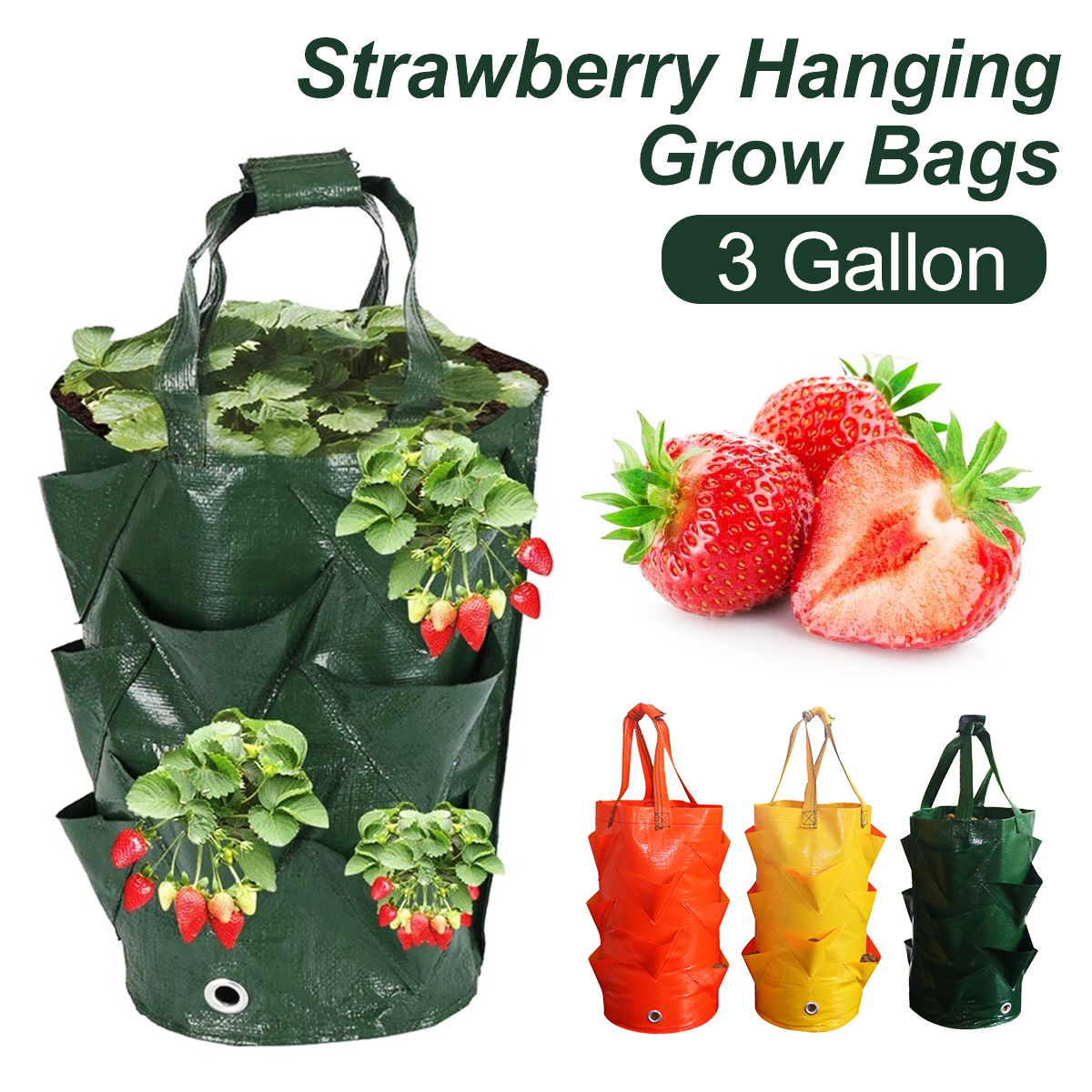 3-Gallon-Vegetable-Planting-Bag-Strawberry-PE-Hanging-Growing-Bag-1699946-2