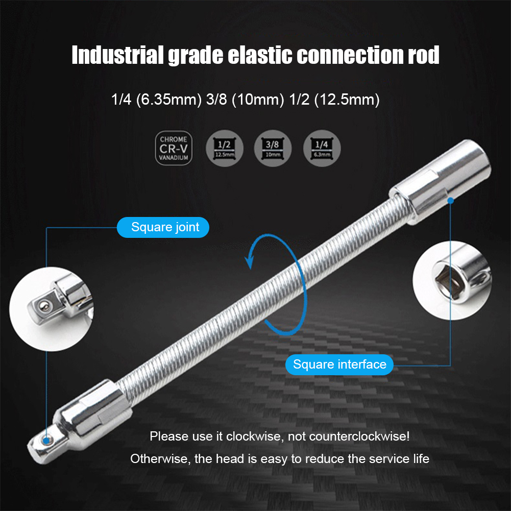 38-14-12-Inch-Ratchet-Wrench-Elastic-Extension-Rod-Screwdriver-Screw-Nut-Bendable-Sleeve-1906372-5