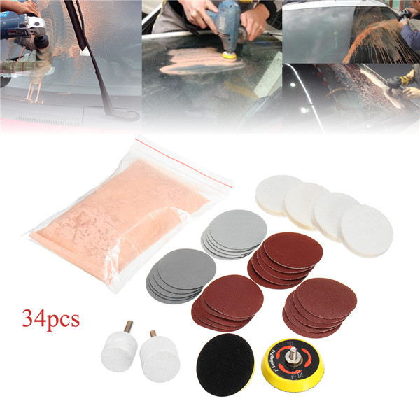 39pcs-Glass-Polishing-Kit-Scratch-Remover-Powder-with-Sanding-Disc-and-Polishing-Wheel-1245733-4