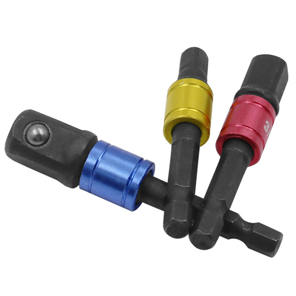 3Pcs-Black-Screwdriver-Extension-Bar-Adapter-14-Inch-Hex-Shank-Screwdriver-Bit-Socket-Adapter-1652331-4