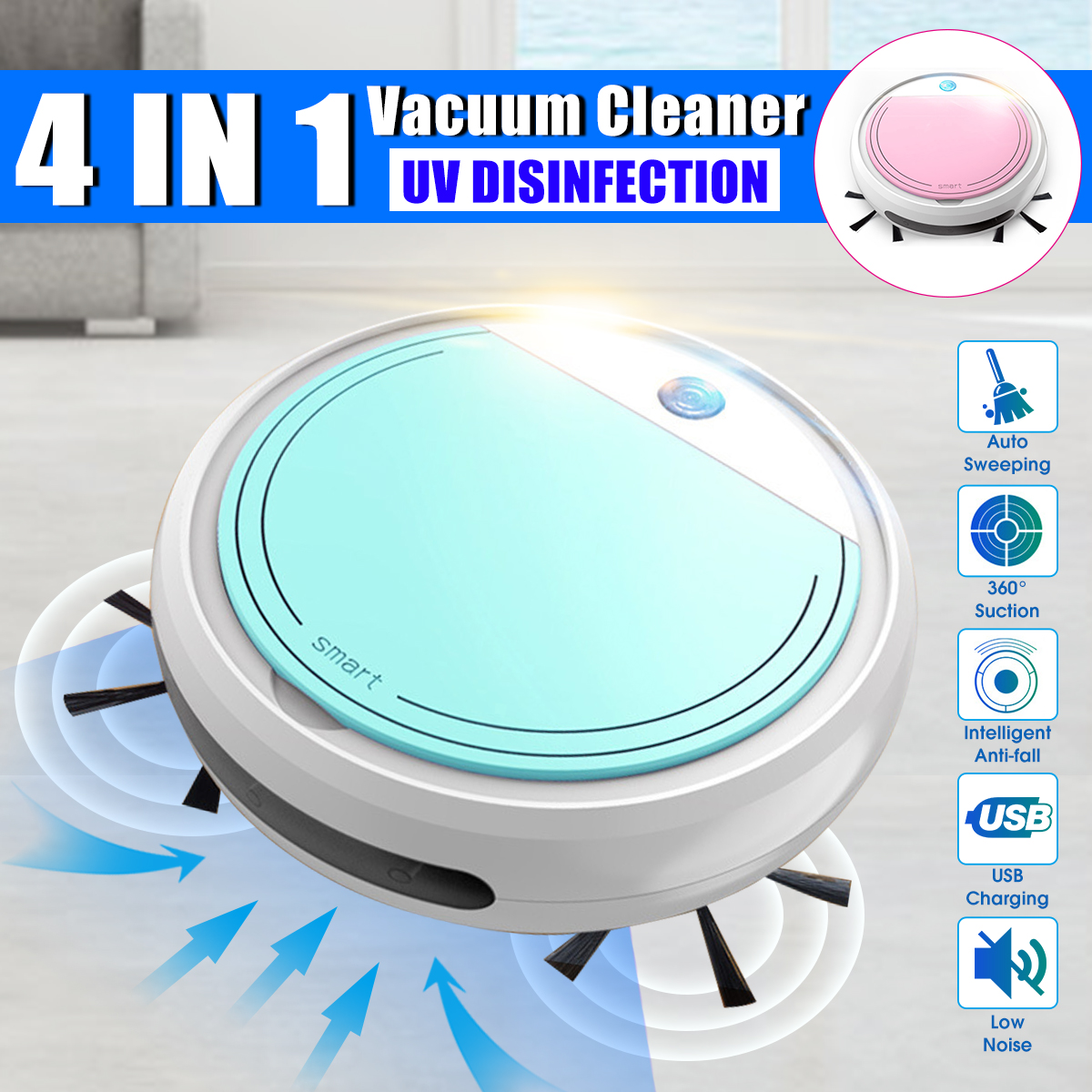 4-IN-1-Smart-Vacuum-Cleaner-Robot-UV-Disinfection-Sweeping-Mopping-Cleaning-Tool-1747600-1