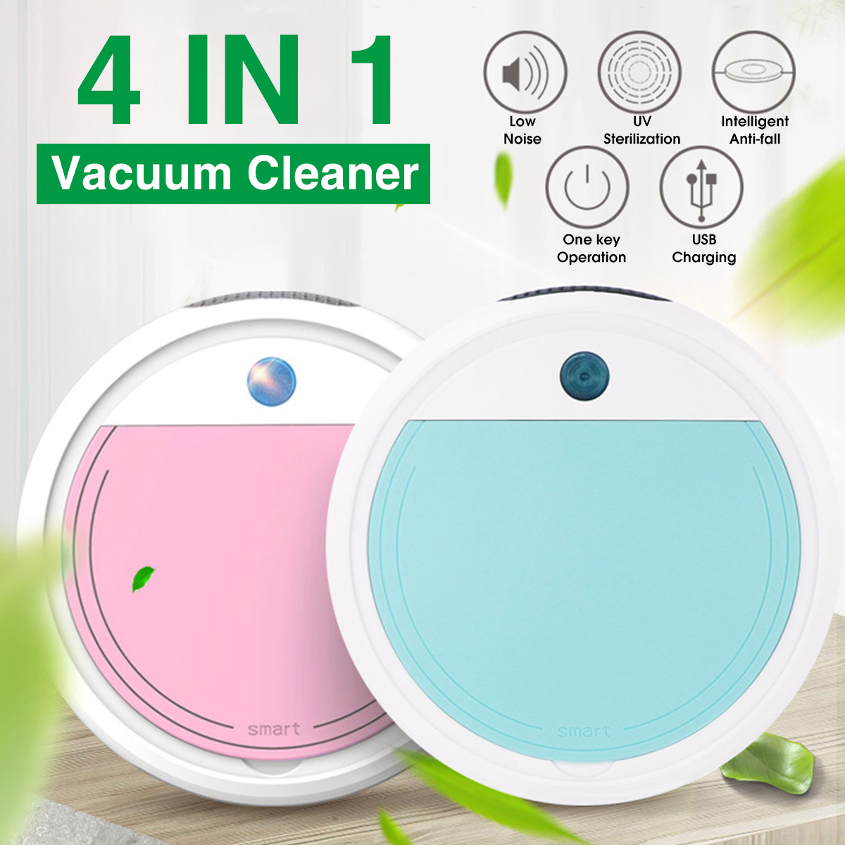 4-IN-1-Smart-Vacuum-Cleaner-Robot-UV-Disinfection-Sweeping-Mopping-Cleaning-Tool-1747600-2