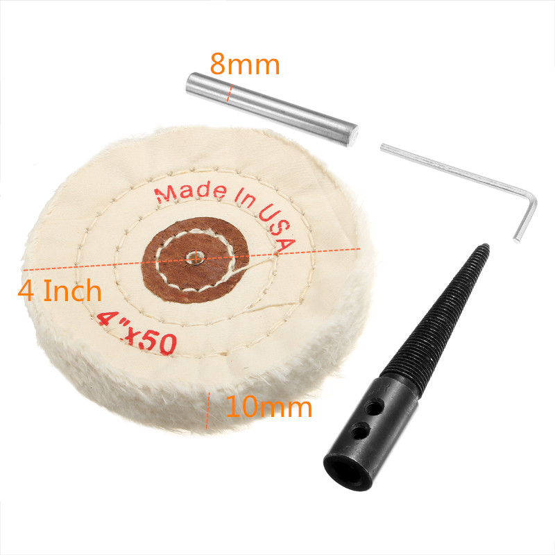 4-Inch-Felt-Wool-Polishing-Wheel-Adapter-Set-Changed-Electric-Drill-Into-Polishing-Machine-1278857-1