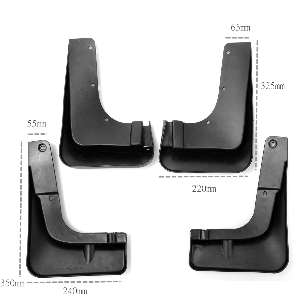 4Pcs-Front-Rear-Splash-Guard-Mudguards-For-Mitsubishi-Outlander-2016-2017-2018-1730697-3