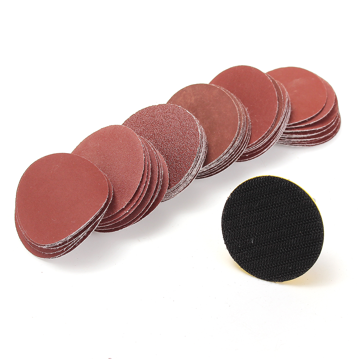 50mm-60pcs-100-2000-Grit-Hook-Loop-Sanding-Pad-Sander-Disc-Sand-Paper-with-3mm-Shank-1731684-4