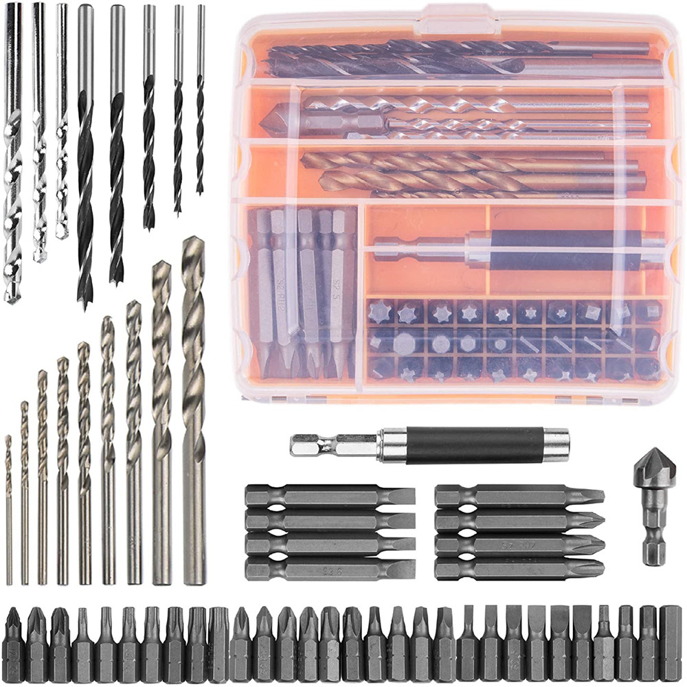 57pcs-Wood-Masonary-Drill-Set-Chrome-Vanadium-Steel-Screwdriver-Bits-Power-Drilling-Tools-Repair-Han-1926530-4