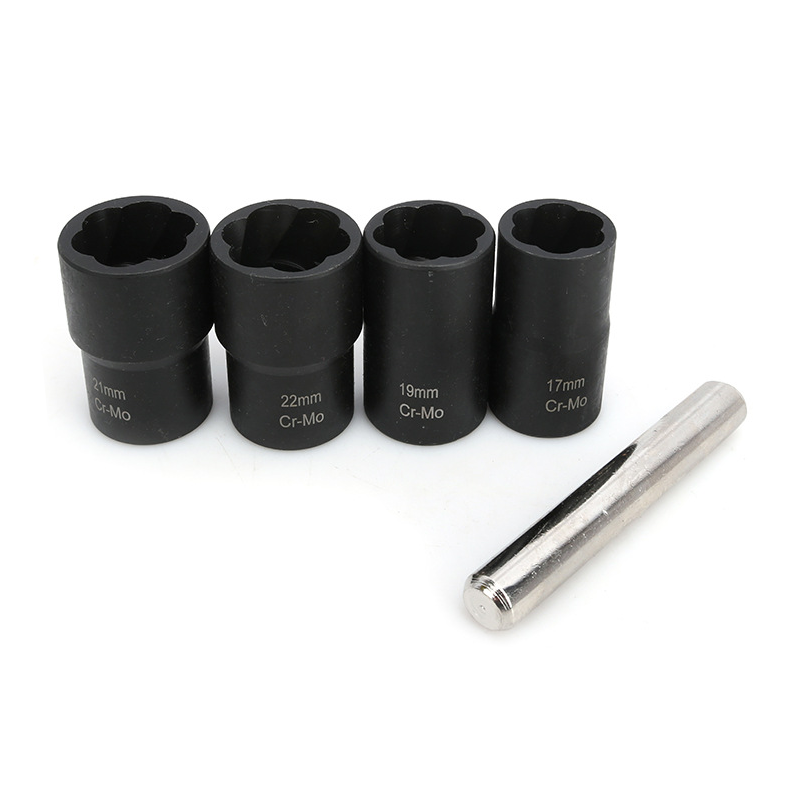 5pcs-Twist-Socket-Set-Lug-Bolt-Nut-Remover-Extractor-Tool-17MM-to-22MM-Metric-Bolt-and-Lug-Nut-Extra-1602120-3