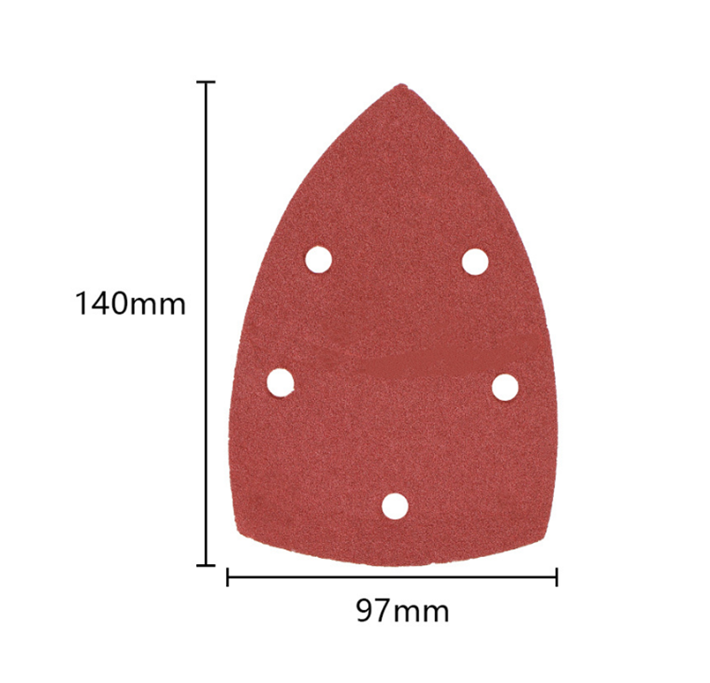 60pcs-140x140x100mm-5-Hole-Triangle-Palm-Type-Separation-Sandpaper-Pads-Set-6080120180240400-Grit-Sa-1919198-3