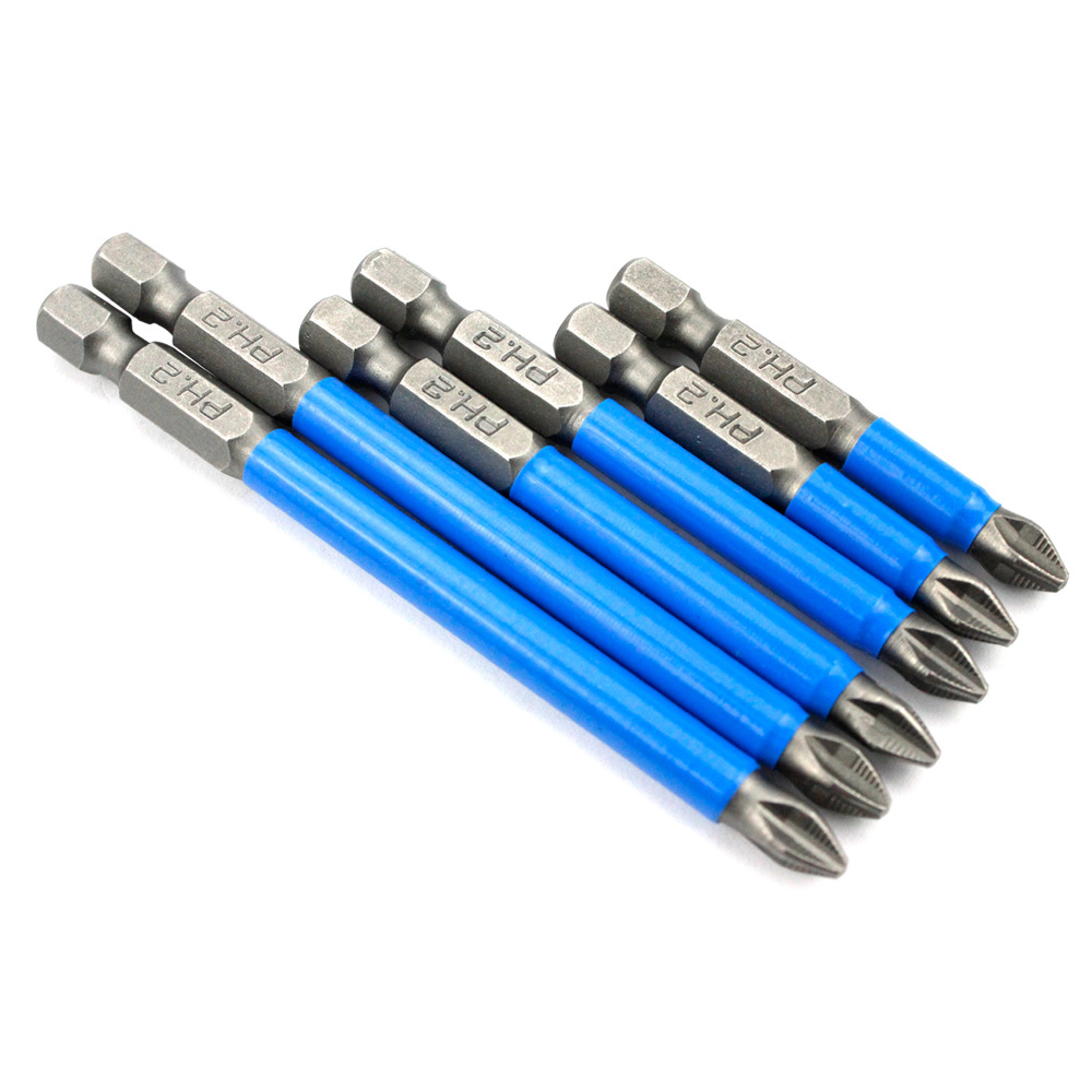 Drillpro-10Pcs-Non-slip-Magnetic-PH2-Screwdriver-Bit-14-Inch-Hexagon-Shank-Driver-S2-Phillips-Screwd-1720030-1