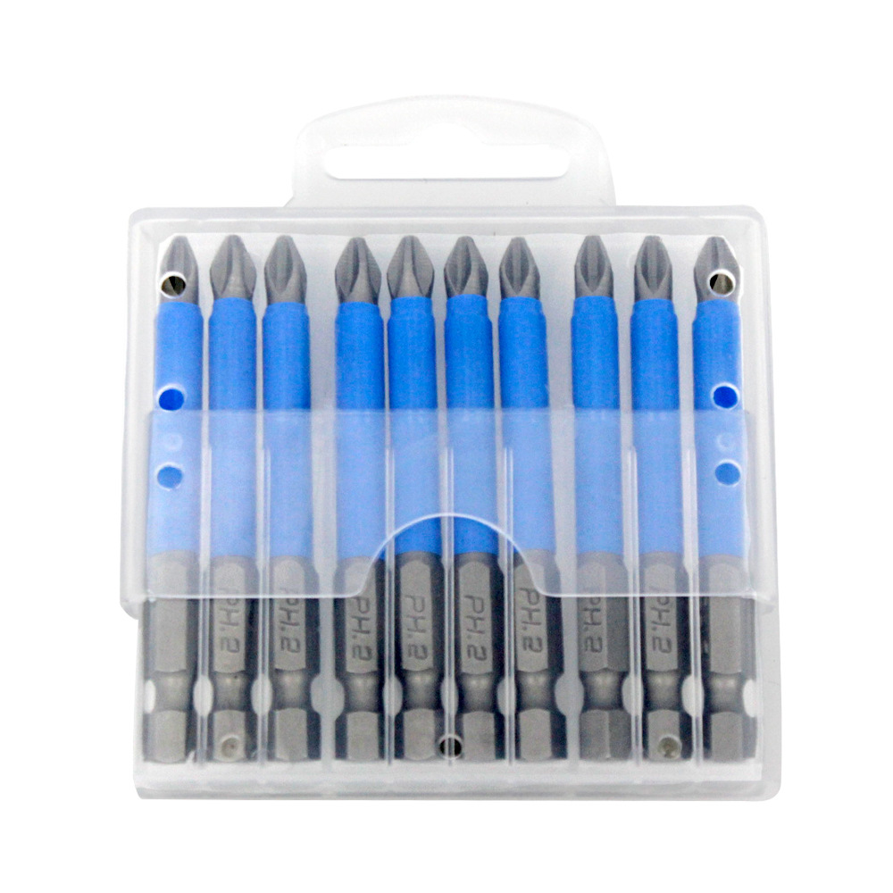 Drillpro-10Pcs-Non-slip-Magnetic-PH2-Screwdriver-Bit-14-Inch-Hexagon-Shank-Driver-S2-Phillips-Screwd-1720030-8