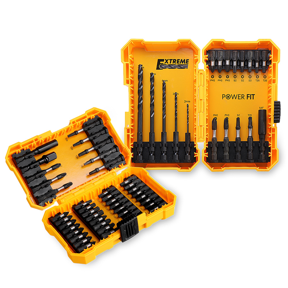 Drillpro-14-Inch-Socket-Adapter-1842pcs-Screwdriver-Bits-Set-S2-Steel-Impart-Screw-Driver-Drill-Bit--1739136-2