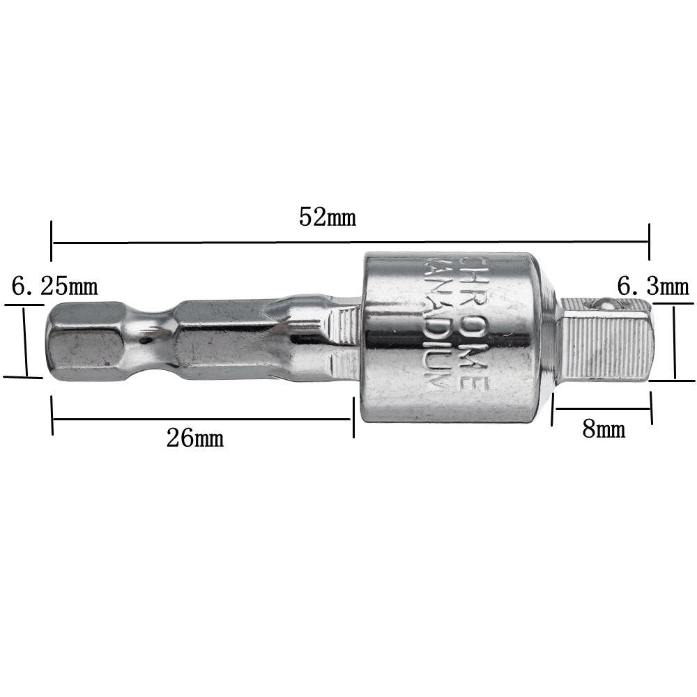 Drillpro-360-Degree-Rotating-Square-Head-Universal-Adapter-14-38-12-Inch-Sleeve-Connecting-Rod-1723475-8