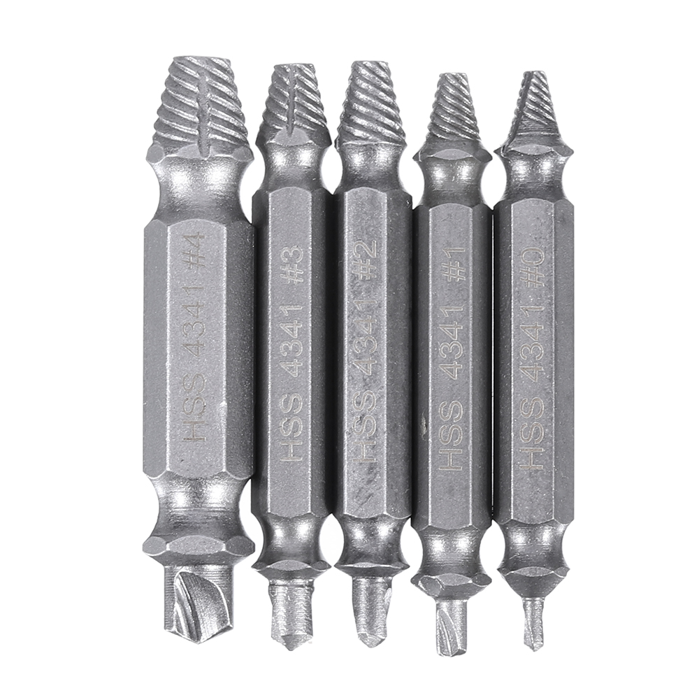 Drillpro-5pcs-HSS-Double-Side-Damaged-Screw-Extractor-Out-Remover-Bolt-Stud-Tool-1644461-1