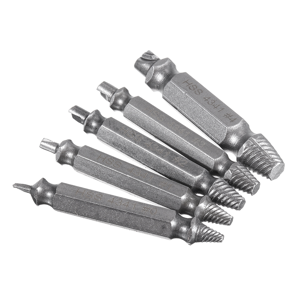 Drillpro-5pcs-HSS-Double-Side-Damaged-Screw-Extractor-Out-Remover-Bolt-Stud-Tool-1644461-2