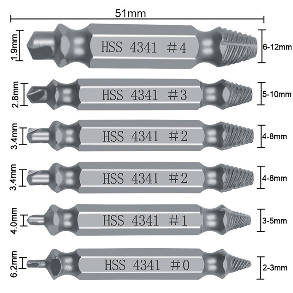 Drillpro-5pcs-HSS-Double-Side-Damaged-Screw-Extractor-Out-Remover-Bolt-Stud-Tool-1644461-6