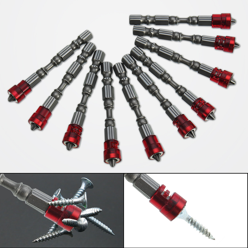 Effetool-10pcs-65mm-PH2-Magnetic-Screwdriver-Bits-14-Inch-Hex-Shank-Screwdriver-Bit-1173391-1