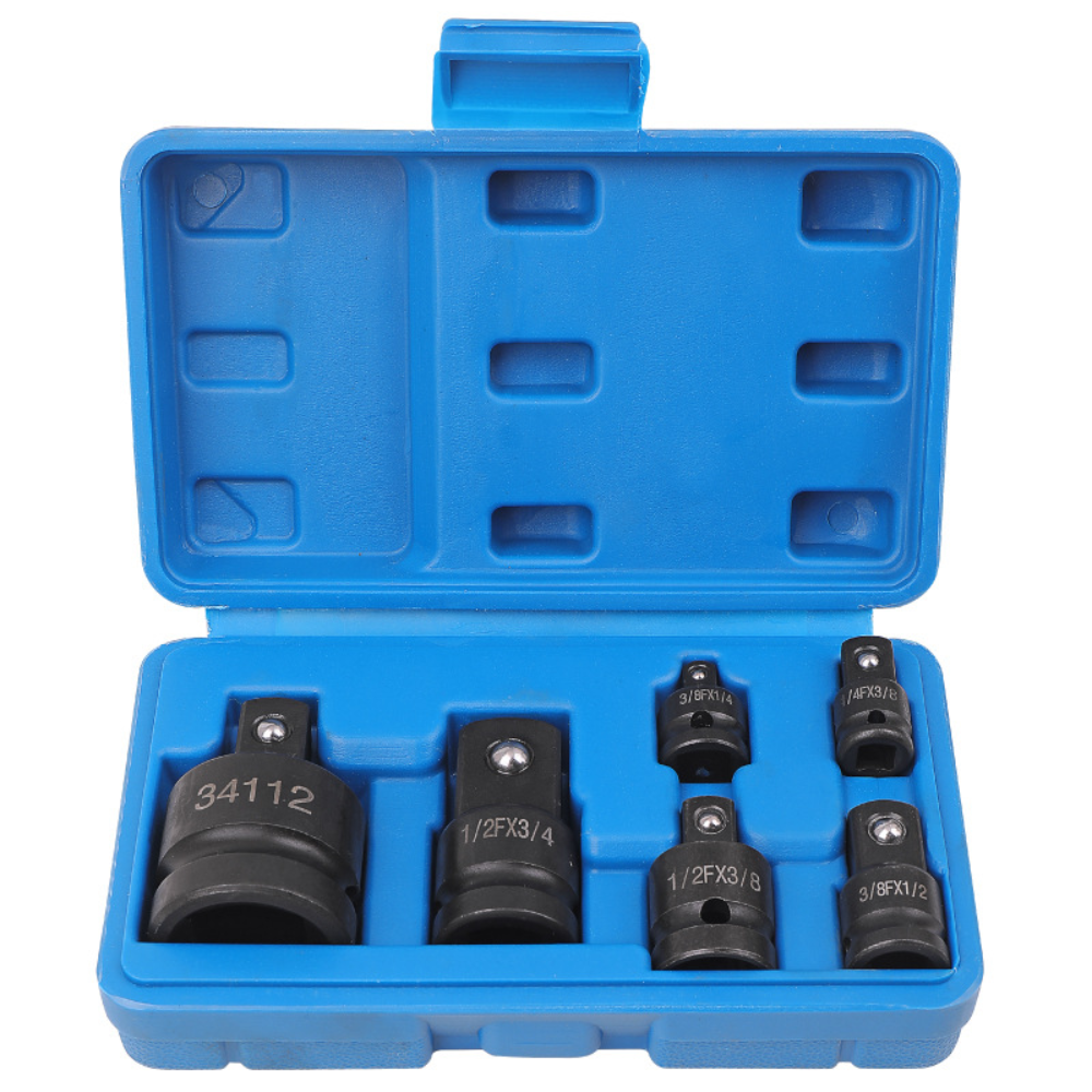 Hi-Spec-6Pcs-14-12-38-34-Socket-Wrench-Hand-Wrench-Tool-Set-Impact-Socket-Adaptor-Reducer-Adapter-Ra-1801202-1