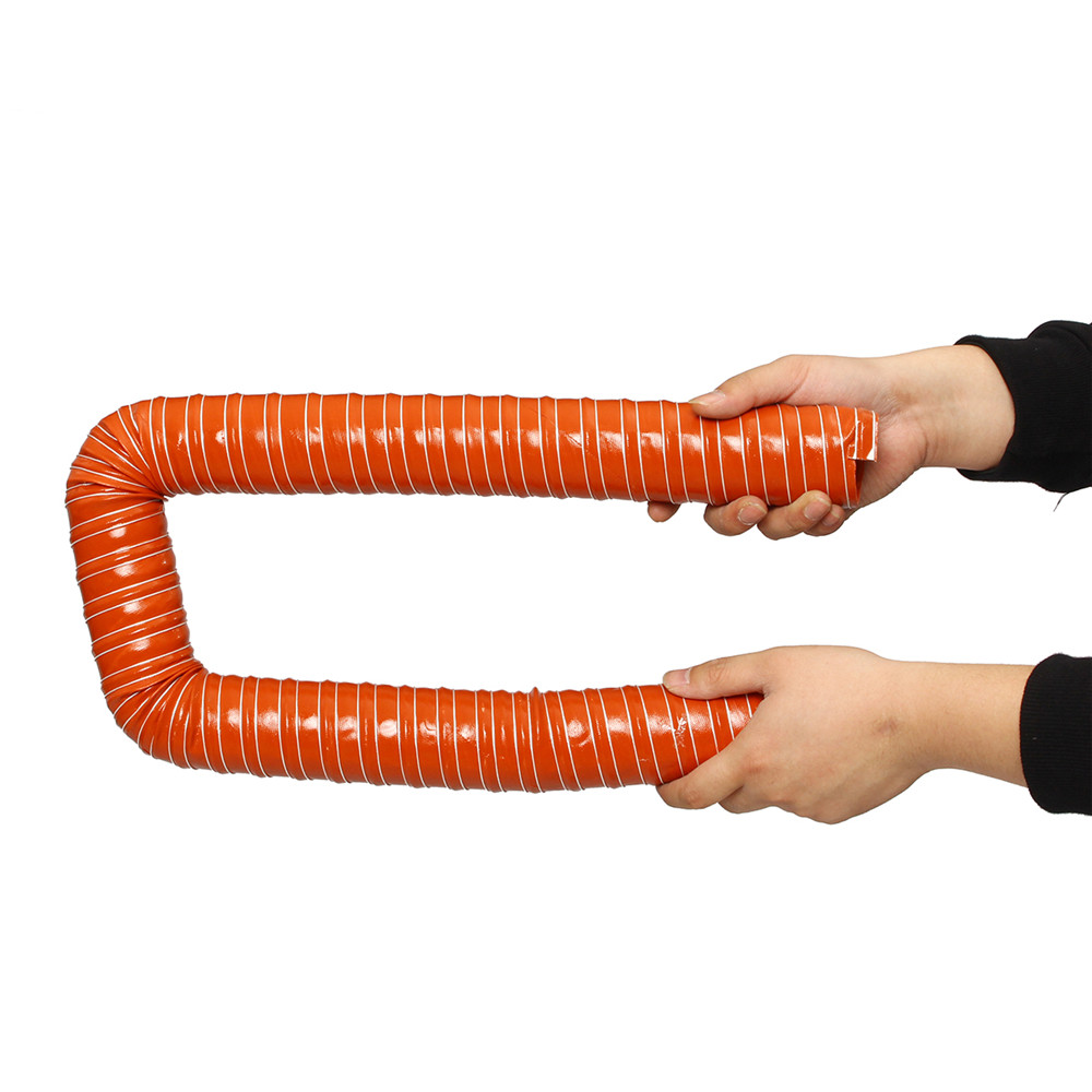 Orange-Air-Ducting-Pipe-Flexible-Silicone-Hose-Hot-And-Cold-Cooling-Transfer-Extractor-1424257-9